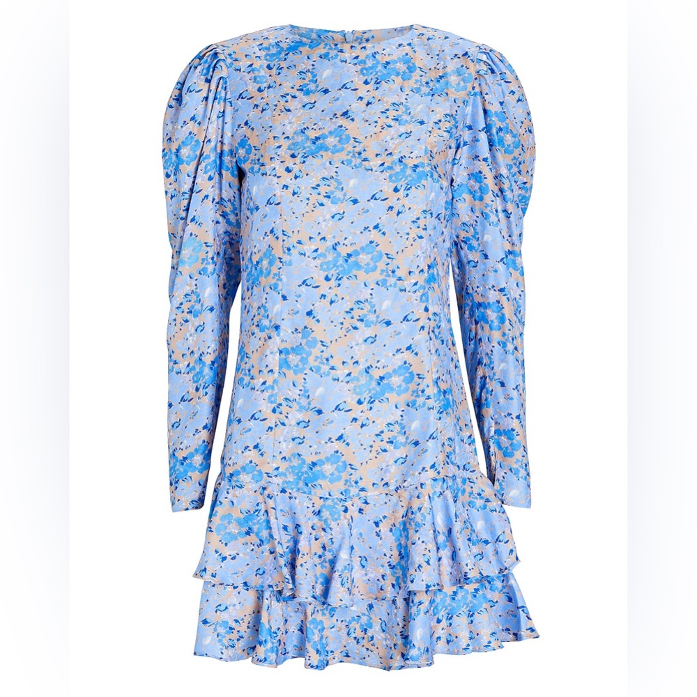 Brøgger Nancy Floral Mini Dress In Multi